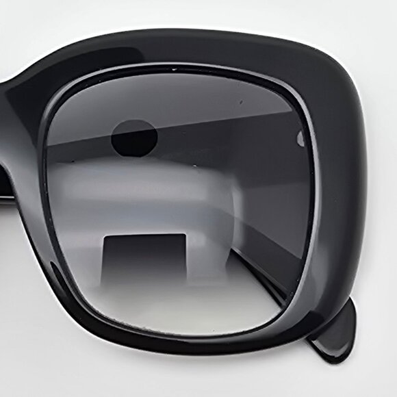 Celine CL41433/S 807 Black Frame Grey Gradient Lens Oversized Sunglasses w/ Case - Picture 12 of 15